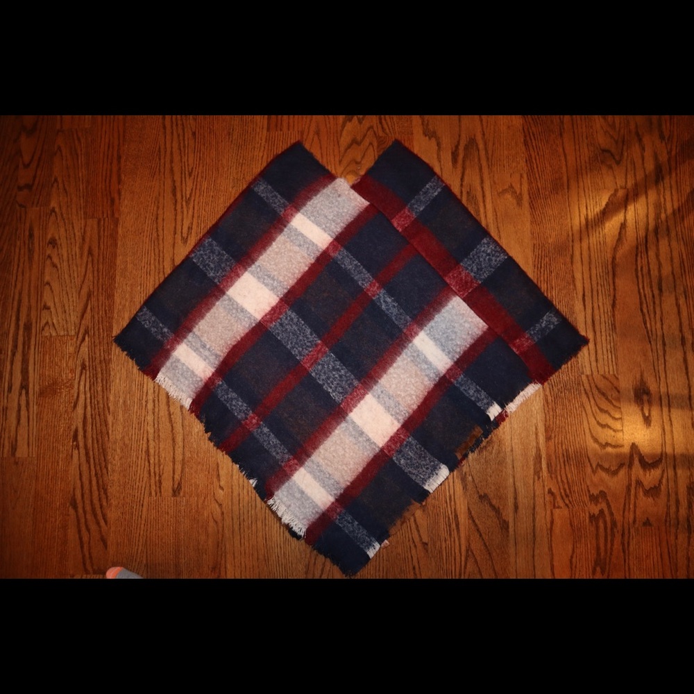 Plaid Poncho